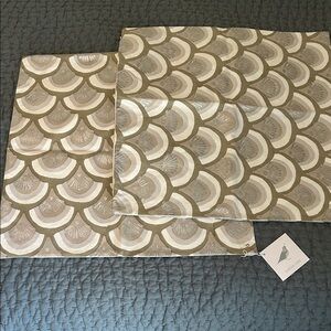 Two Serena & Lily 20x20 Pillow Covers